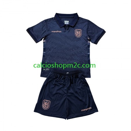 Ecuador Bambino Maglia Trasferta World Cup 2026 Manica Corta